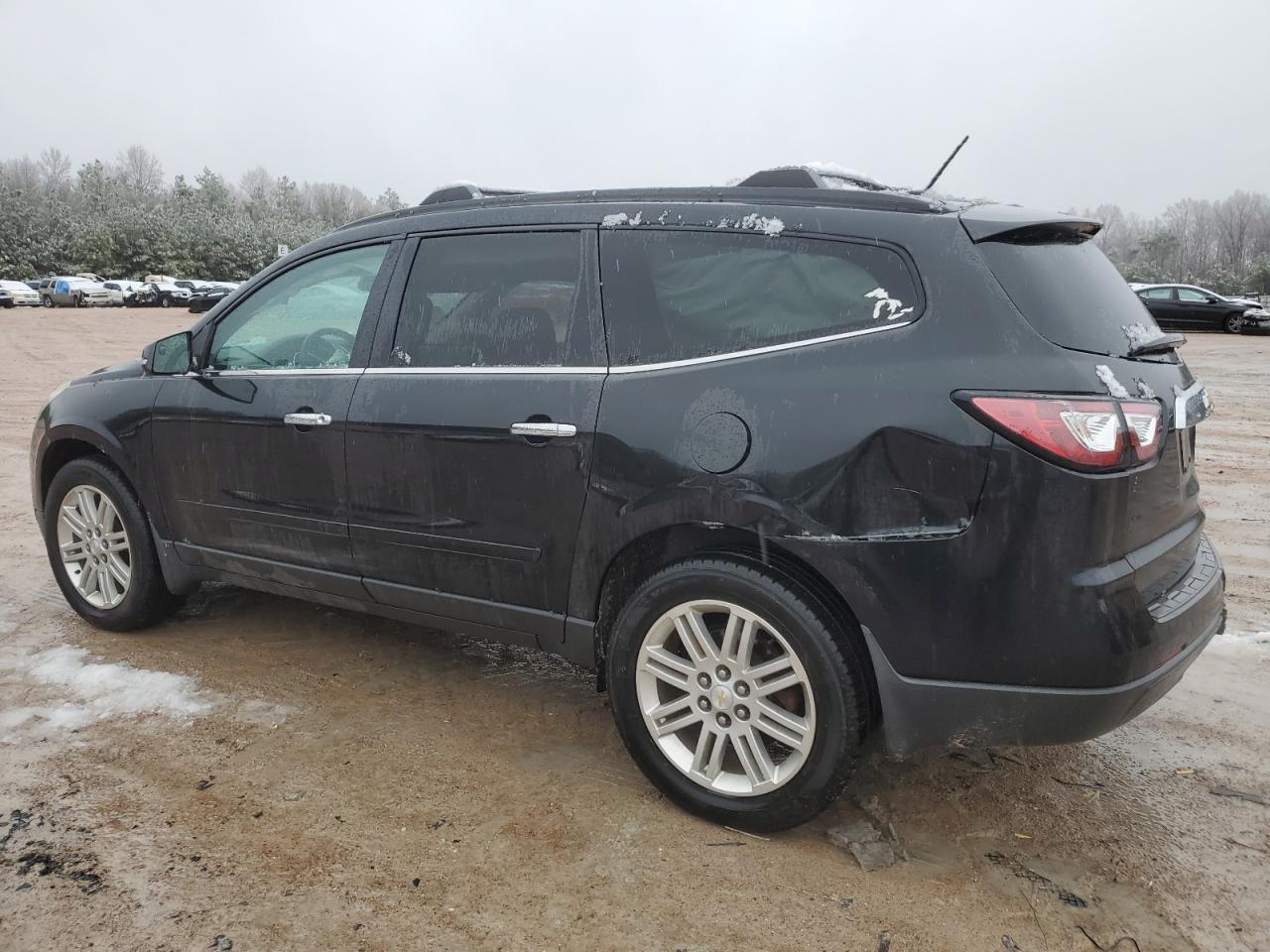 2014 Chevrolet Traverse VIN 1GNKRGKD0EJ300623 Copart auction photo, front end / rear end damage thumbnail 2