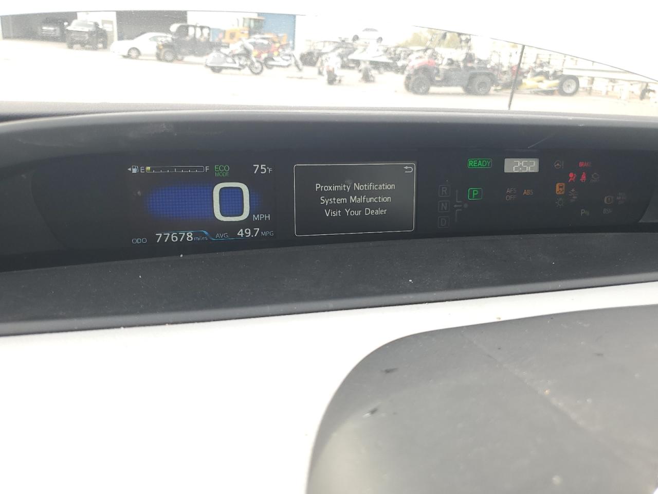 2019 Toyota Prius VIN JTDKARFU9K3101964 Copart auction photo, front end / minor dent/scratches damage thumbnail 9