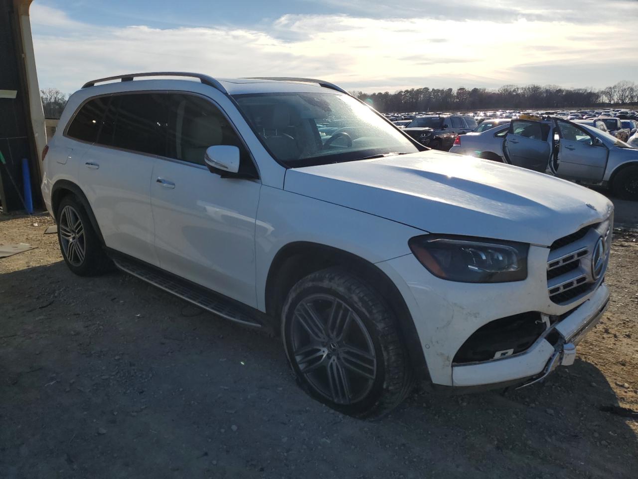 2020 Mercedes-Benz GLS-klasse VIN 4JGFF5KE2LA130256 Copart auction photo, front end / rear end damage thumbnail 4