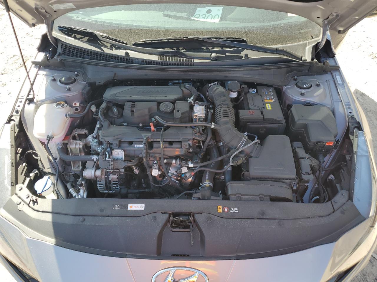2023 Hyundai Elantra VIN KMHLR4AF3PU581165 Copart auction photo, water/flood damage thumbnail 11