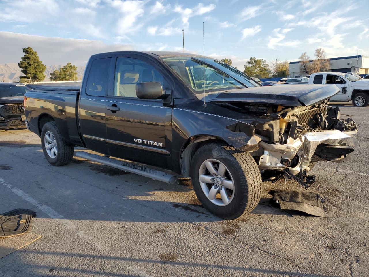 2015 Nissan Titan VIN 1N6AA0CH5FN505799 Copart auction photo, front end damage thumbnail 4