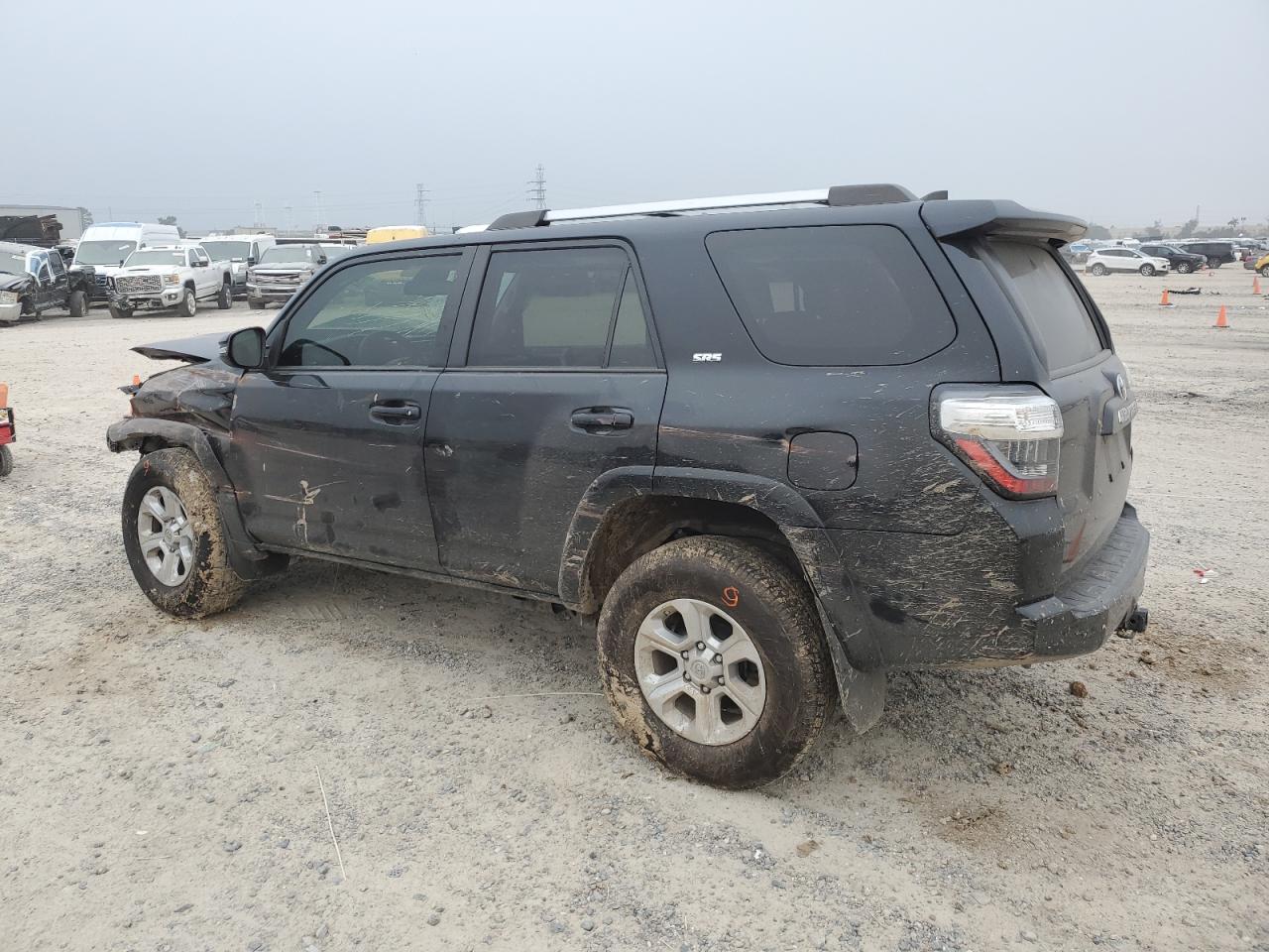 2020 Toyota 4Runner VIN JTEZU5JR8L5224383 Copart auction photo, front end / side damage thumbnail 2