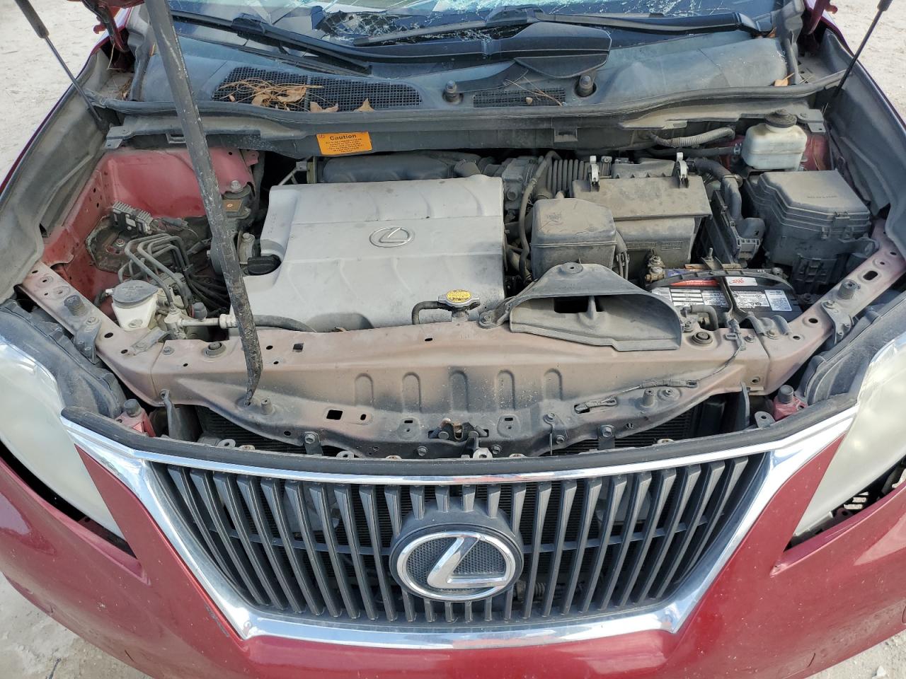 2011 Lexus RX VIN 2T2ZK1BAXBC052687 Copart auction photo, rollover / side damage thumbnail 12