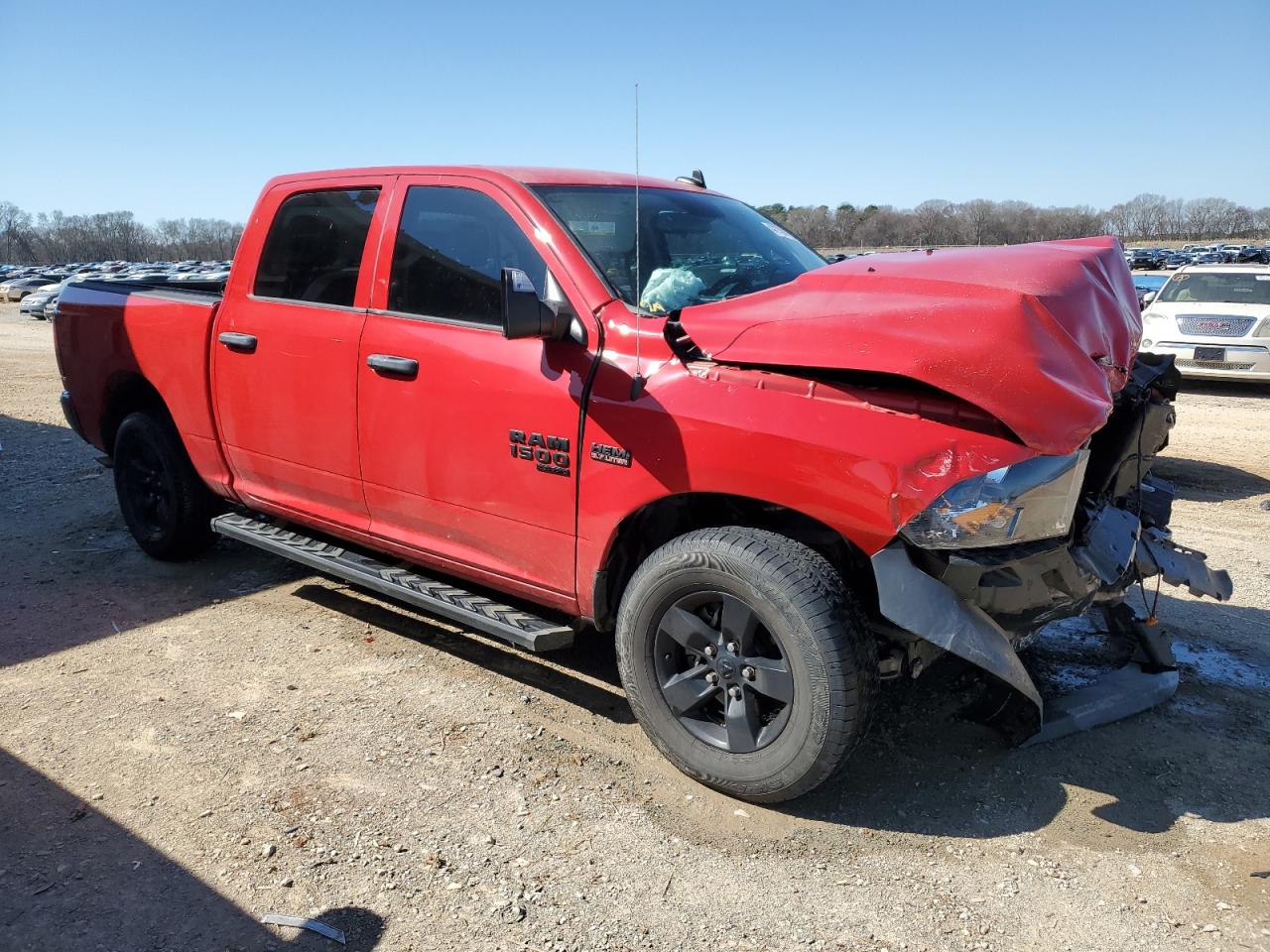 2021 RAM 1500 VIN 3C6RR7KT7MG670456 Copart auction photo, front end damage thumbnail 4