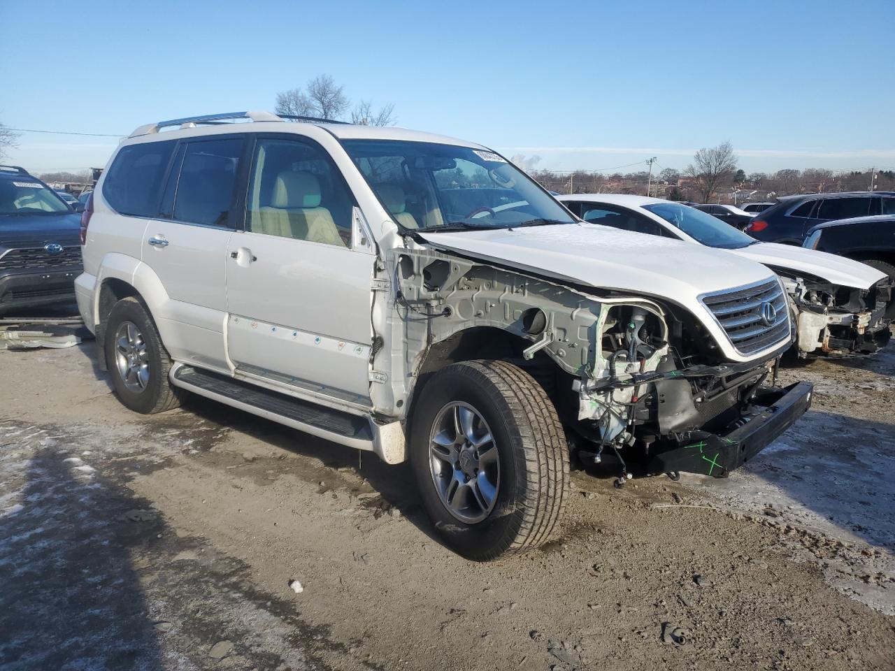 2008 Lexus GX VIN JTJBT20X380150542 Copart auction photo, front end damage thumbnail 4