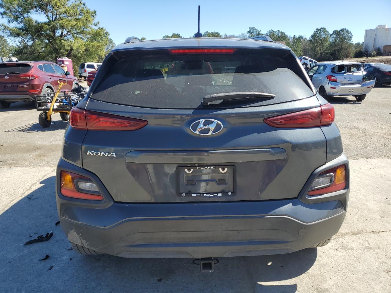 2020 Hyundai Kona VIN KM8K22AA2LU554316 Copart auction photo, front end damage thumbnail 6