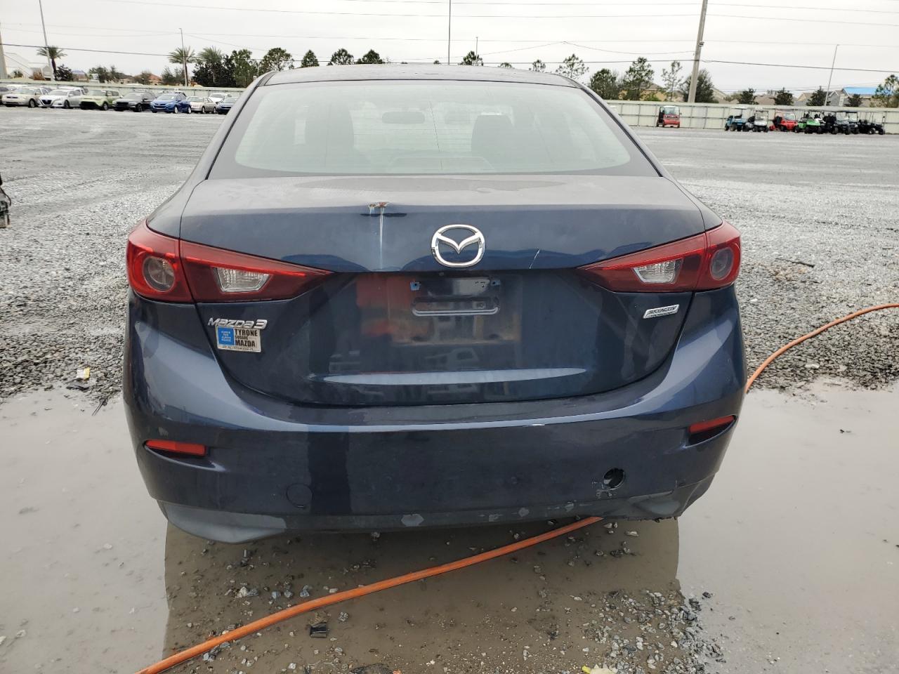 2017 Mazda 3 VIN 3MZBN1U79HM144059 Copart auction photo, front end / side damage thumbnail 6