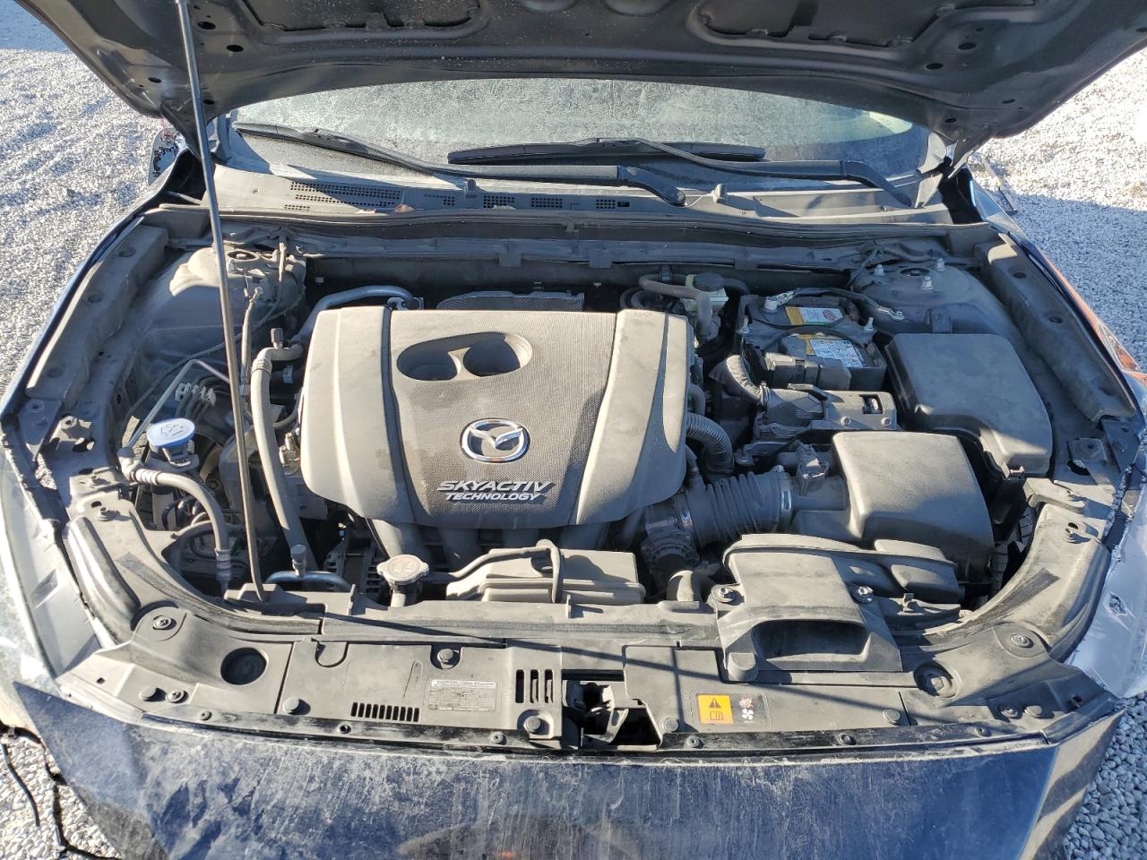 2017 Mazda 3 VIN 3MZBN1U77HM108273 Copart auction photo, front end / side damage thumbnail 13