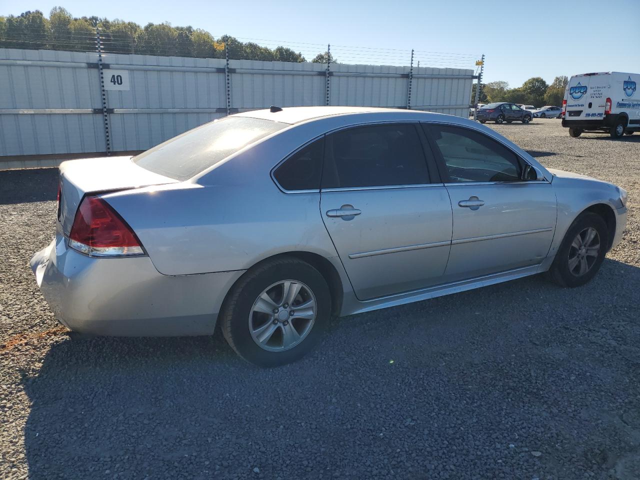 2012 Chevrolet Impala VIN 2G1WF5E30C1147364 Copart auction photo, rear end damage thumbnail 3