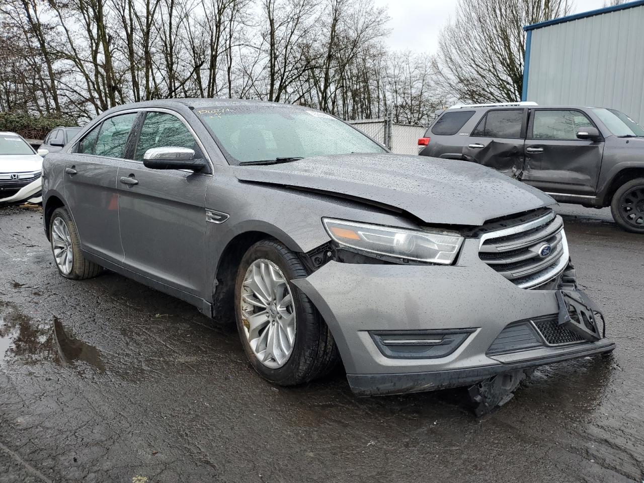 2014 Ford Taurus VIN 1FAHP2F87EG176247 Copart auction photo, front end / side damage thumbnail 4