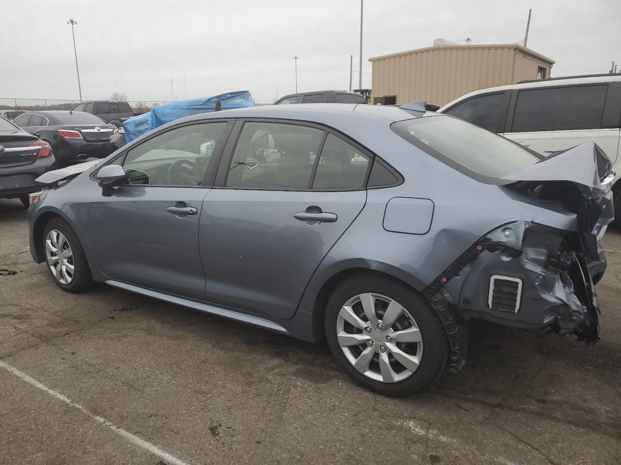 2021 Toyota Corolla VIN JTDEPMAE8MJ147380 Copart auction photo, rear end / front end damage thumbnail 2