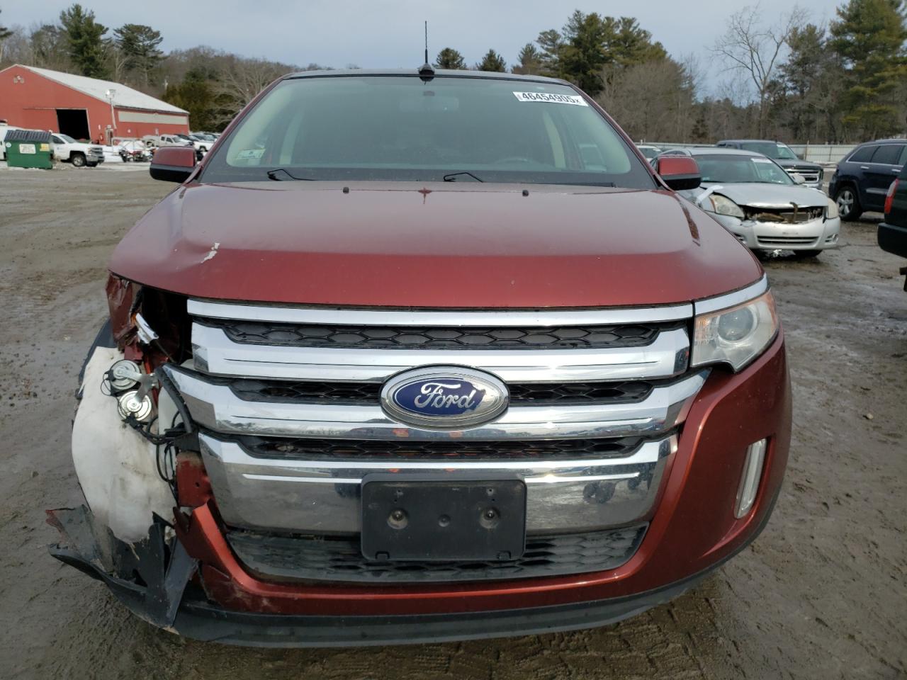 2014 Ford Edge VIN 2FMDK4JC9EBA08336 Copart auction photo, front end / minor dent/scratches damage thumbnail 5