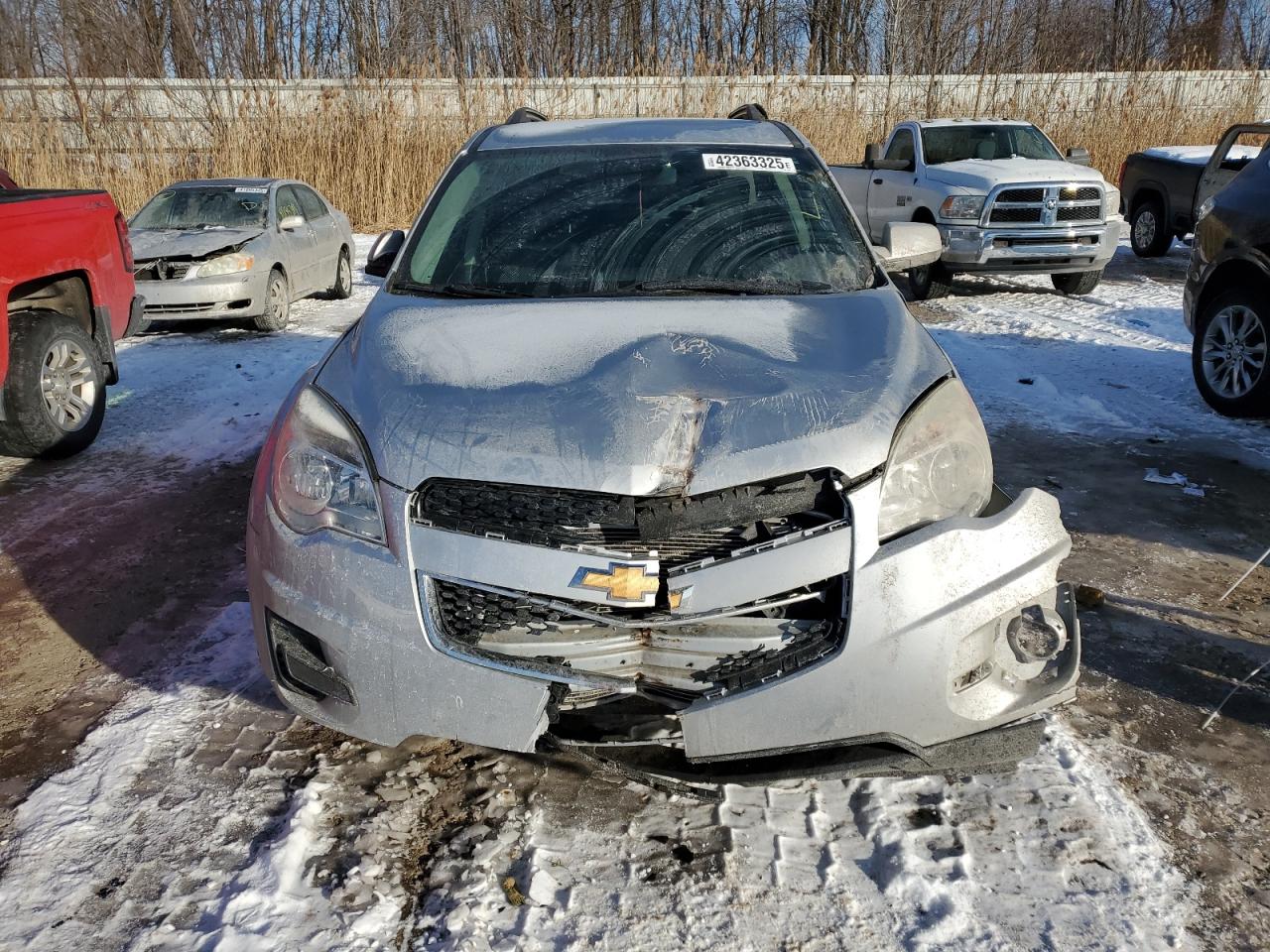 2012 Chevrolet Equinox VIN 2GNFLEEK5C6135793 Copart auction photo, front end / rear end damage thumbnail 5