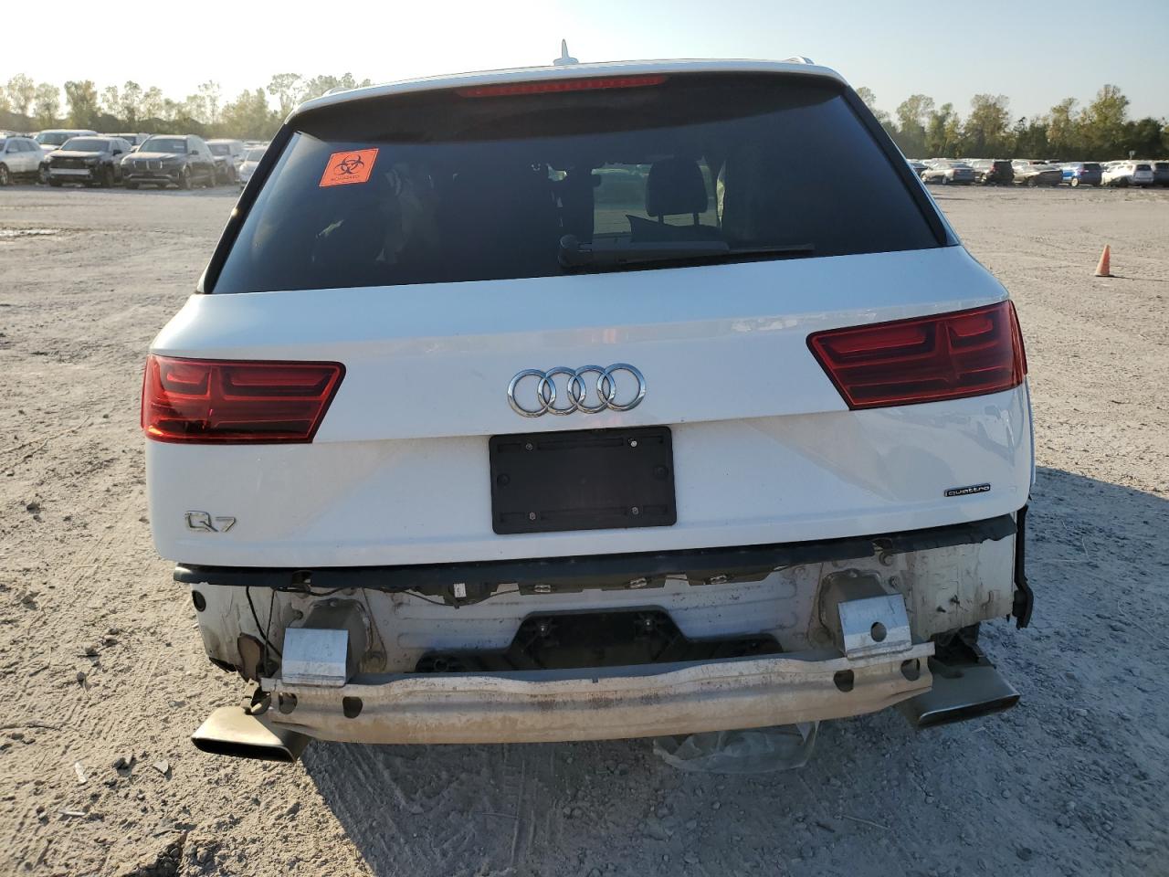 2017 Audi Q7 VIN WA1LHAF71HD041994 Copart auction photo, front end / rear end damage thumbnail 6