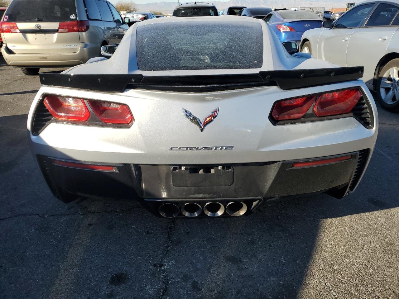 2017 Chevrolet Corvette VIN 1G1YY2D75H5105428 Copart auction photo, vandalism damage thumbnail 6