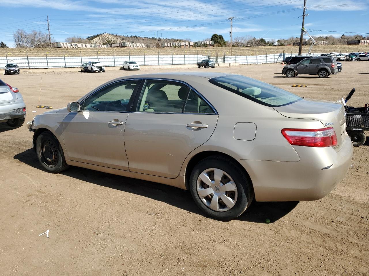 2007 Toyota Camry VIN 4T1BE46K67U111113 Copart auction photo, front end / side damage thumbnail 2