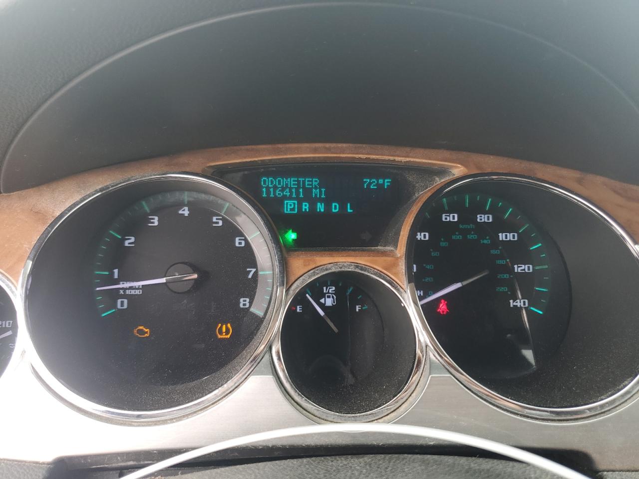2011 Buick Enclave VIN 5GAKRBED4BJ259742 Copart auction photo, front end / side damage thumbnail 9