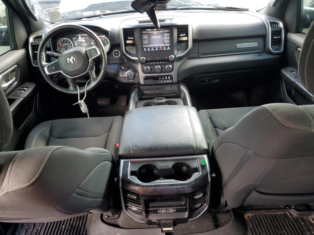 2019 RAM 1500 VIN 1C6SRFFTXKN885968 Copart auction photo, front end / side damage thumbnail 8
