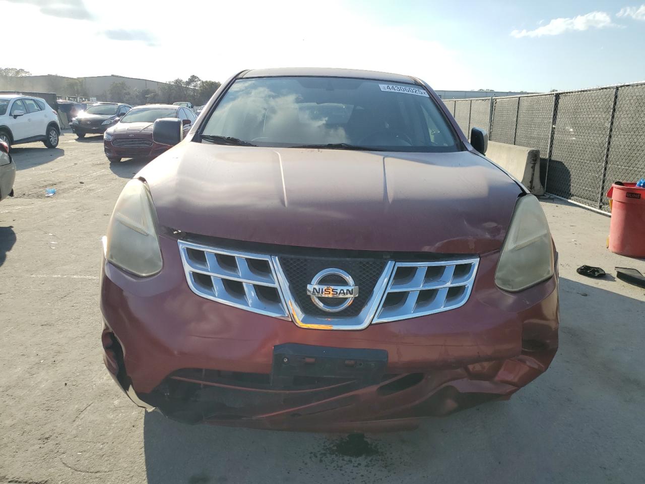 2012 Nissan Rogue VIN JN8AS5MV8CW400413 Copart auction photo, front end / minor dent/scratches damage thumbnail 5