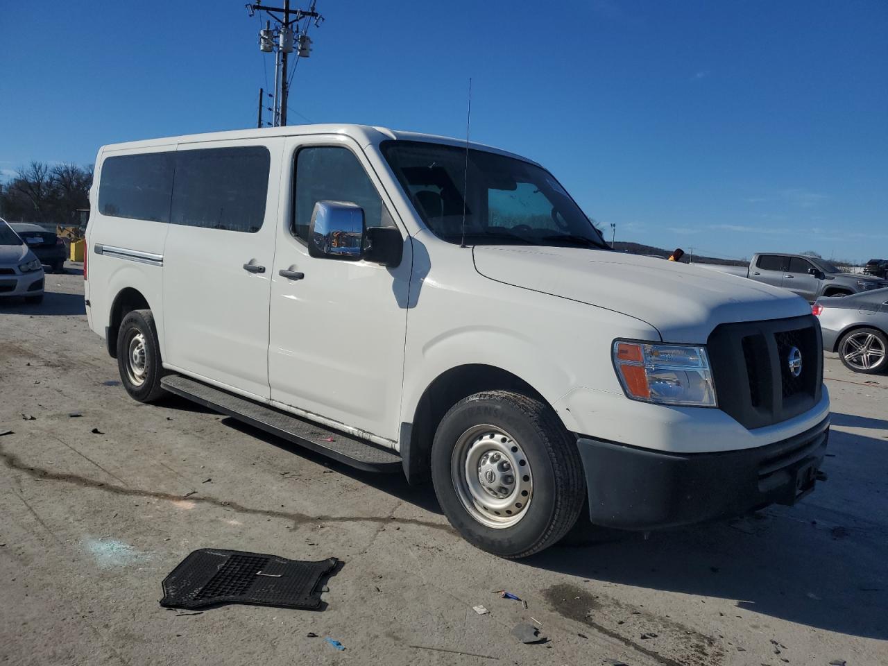 2014 Nissan NV VIN 5BZAF0AA6EN162414 Copart auction photo, rear end / minor dent/scratches damage thumbnail 4