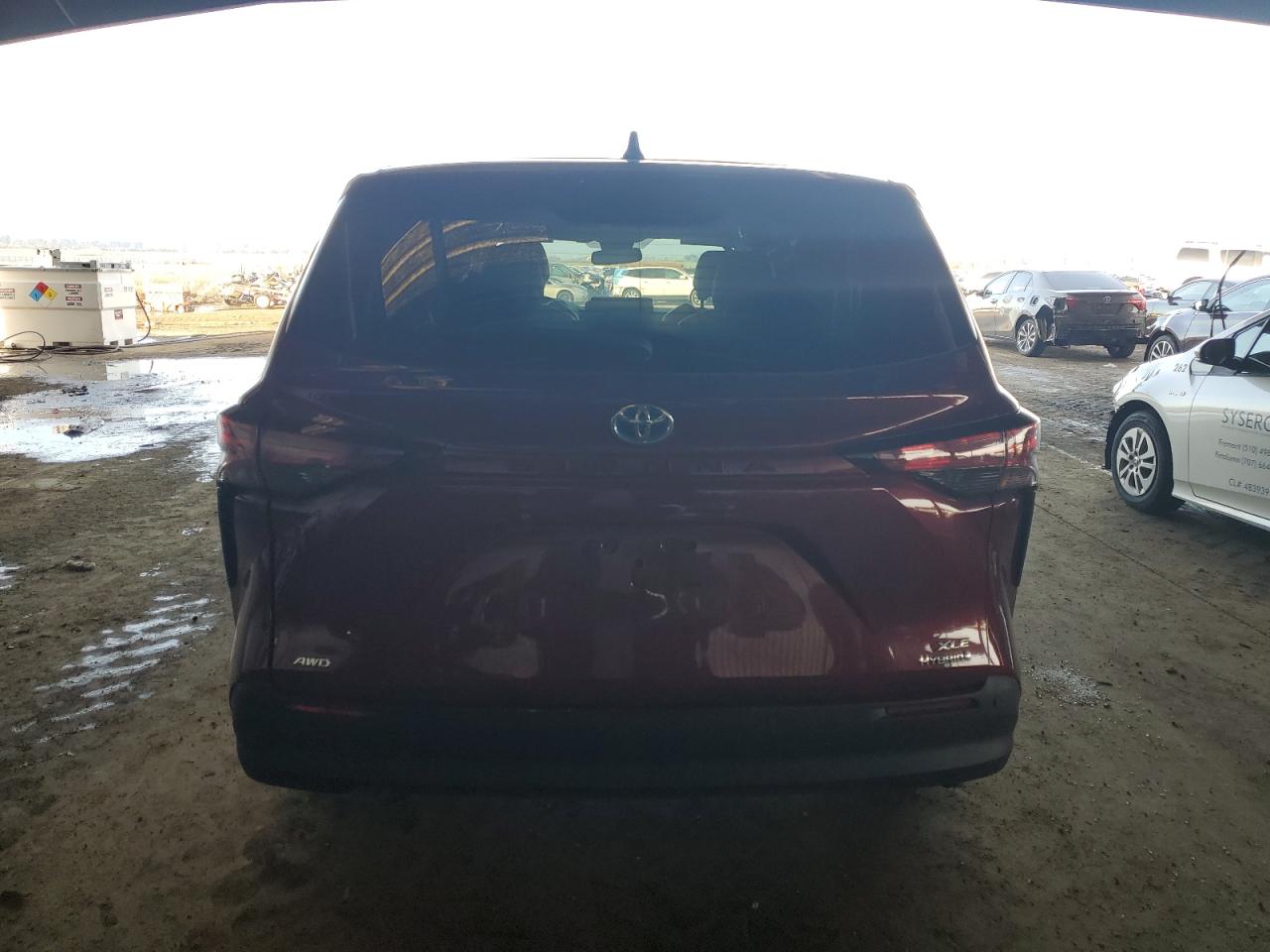 2021 Toyota Sienna VIN 5TDYSKFC8MS013446 Copart auction photo, side / front end damage thumbnail 6