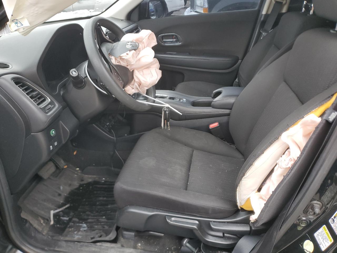 2016 Honda HR-V VIN 3CZRU6H55GM748369 Copart auction photo, front end / side damage thumbnail 7