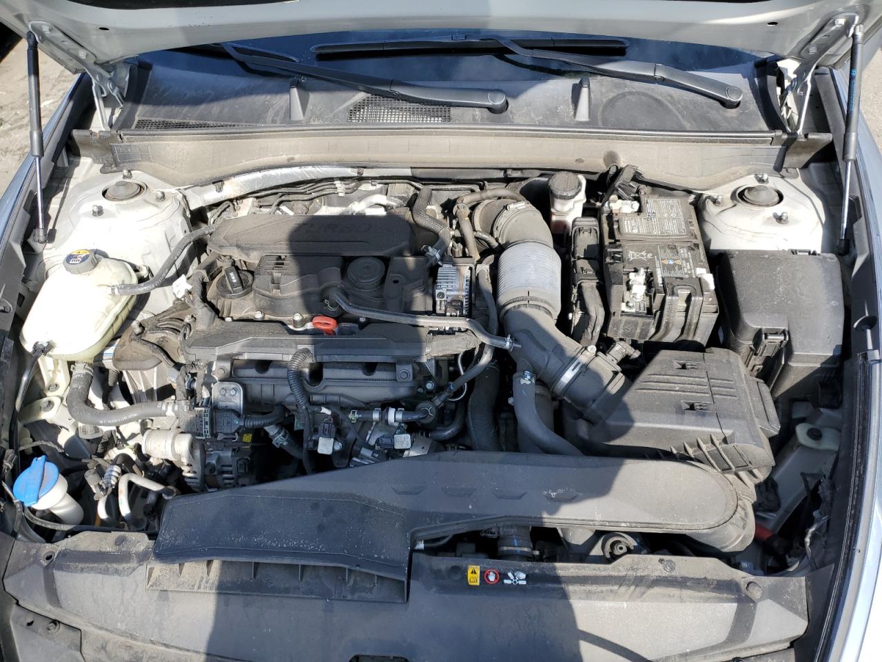 2020 Hyundai Sonata VIN 5NPEJ4J23LH026433 Copart auction photo, front end / side damage thumbnail 11