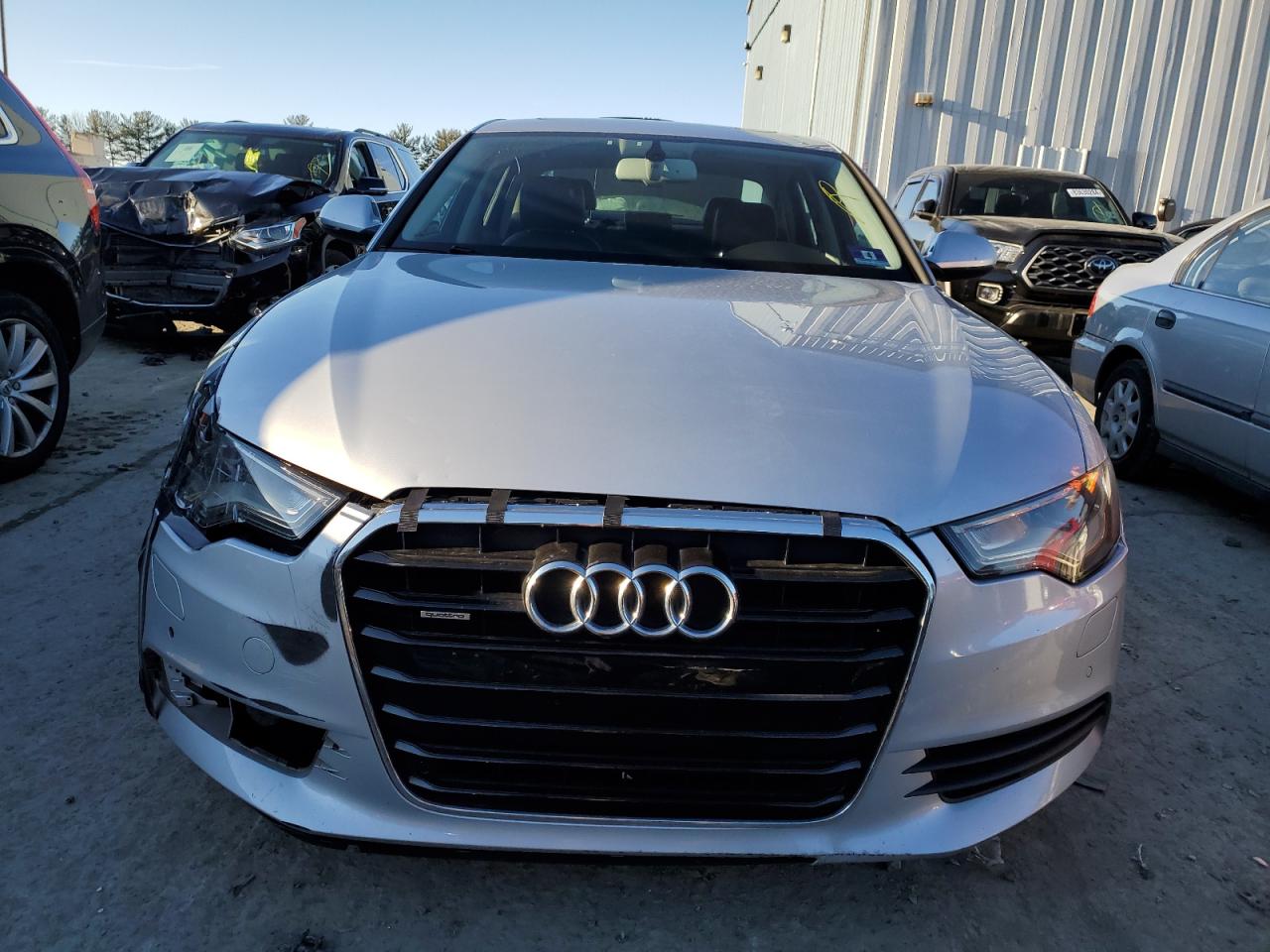 2014 Audi A6 VIN WAUFGAFC1EN079991 Copart auction photo, front end damage thumbnail 5