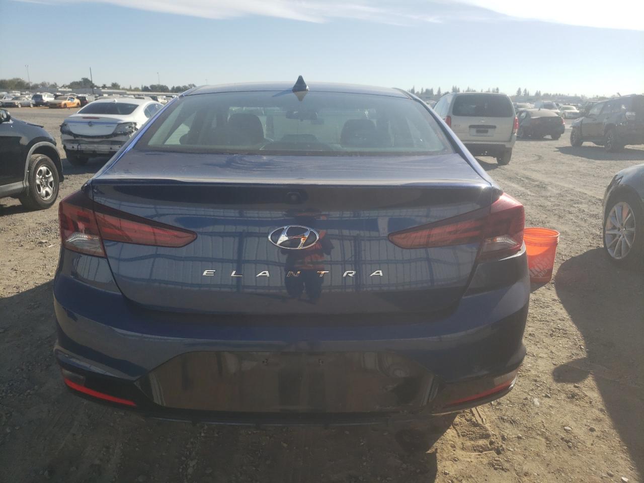 2020 Hyundai Elantra VIN 5NPD84LF2LH574706 Copart auction photo, rear end damage thumbnail 6