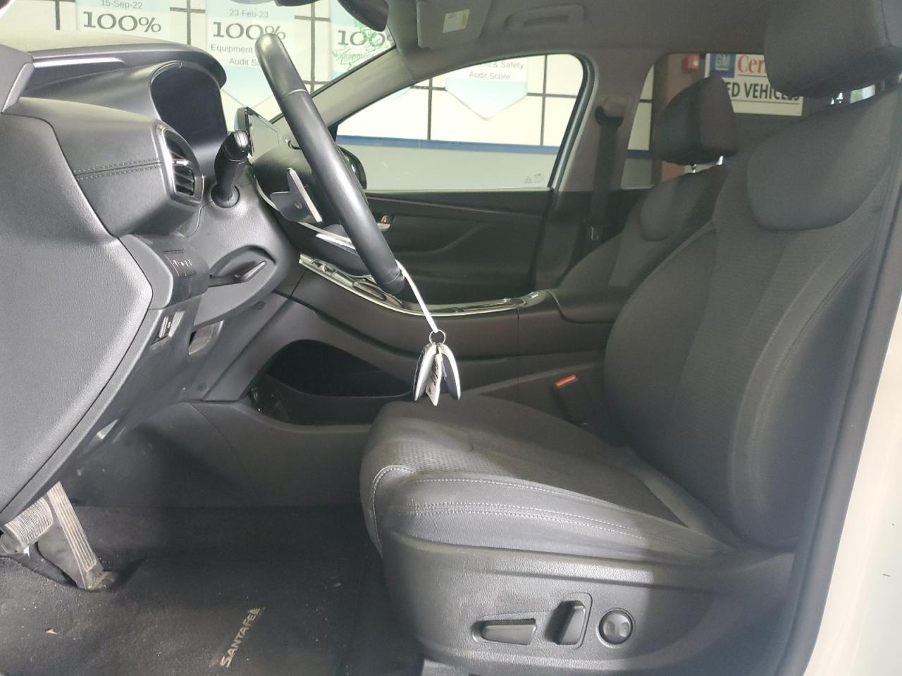 2021 Hyundai Santa Fe VIN 5NMS6DAJXMH371100 Copart auction photo, rear end / stripped damage thumbnail 7