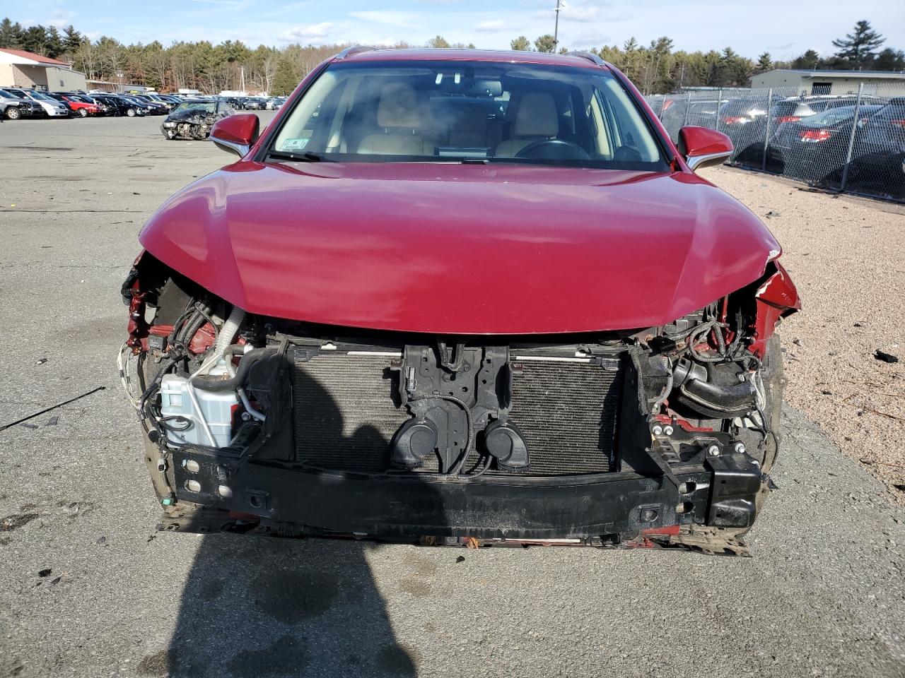 2017 Lexus NX VIN JTJBARBZ0H2137524 Copart auction photo, front end / side damage thumbnail 5
