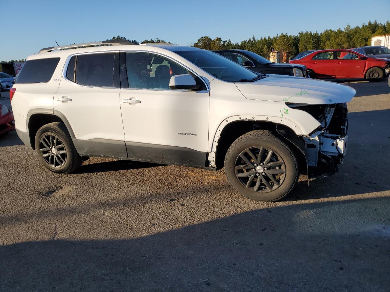 2019 GMC Acadia VIN 1GKKNMLSXKZ200305 Copart auction photo, side damage thumbnail 4