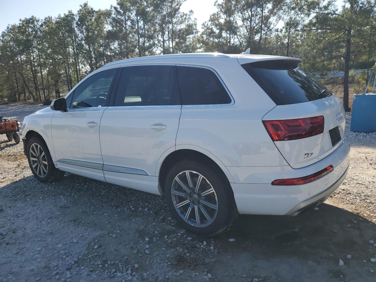 2019 Audi Q7 VIN WA1AAAF79KD003545 Copart auction photo, front end / side damage thumbnail 2