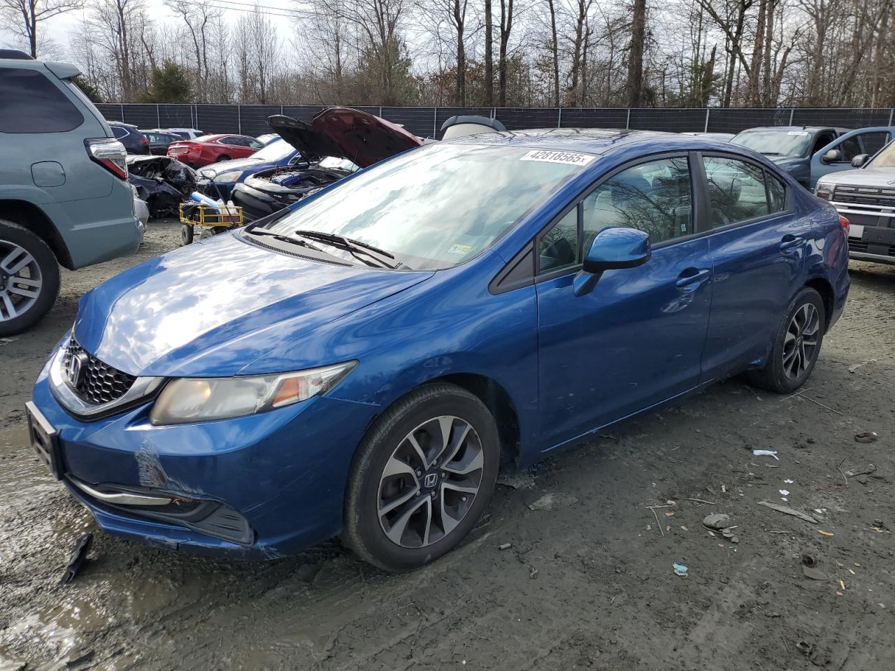 2013 Honda Civic VIN 19XFB2F83DE081540