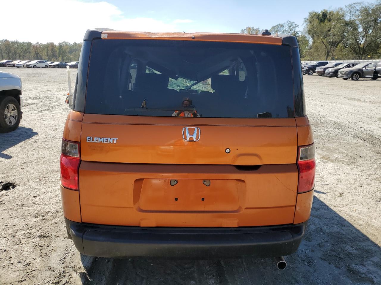 2006 Honda Element VIN 5J6YH18776L006267 Copart auction photo, top/roof damage thumbnail 6