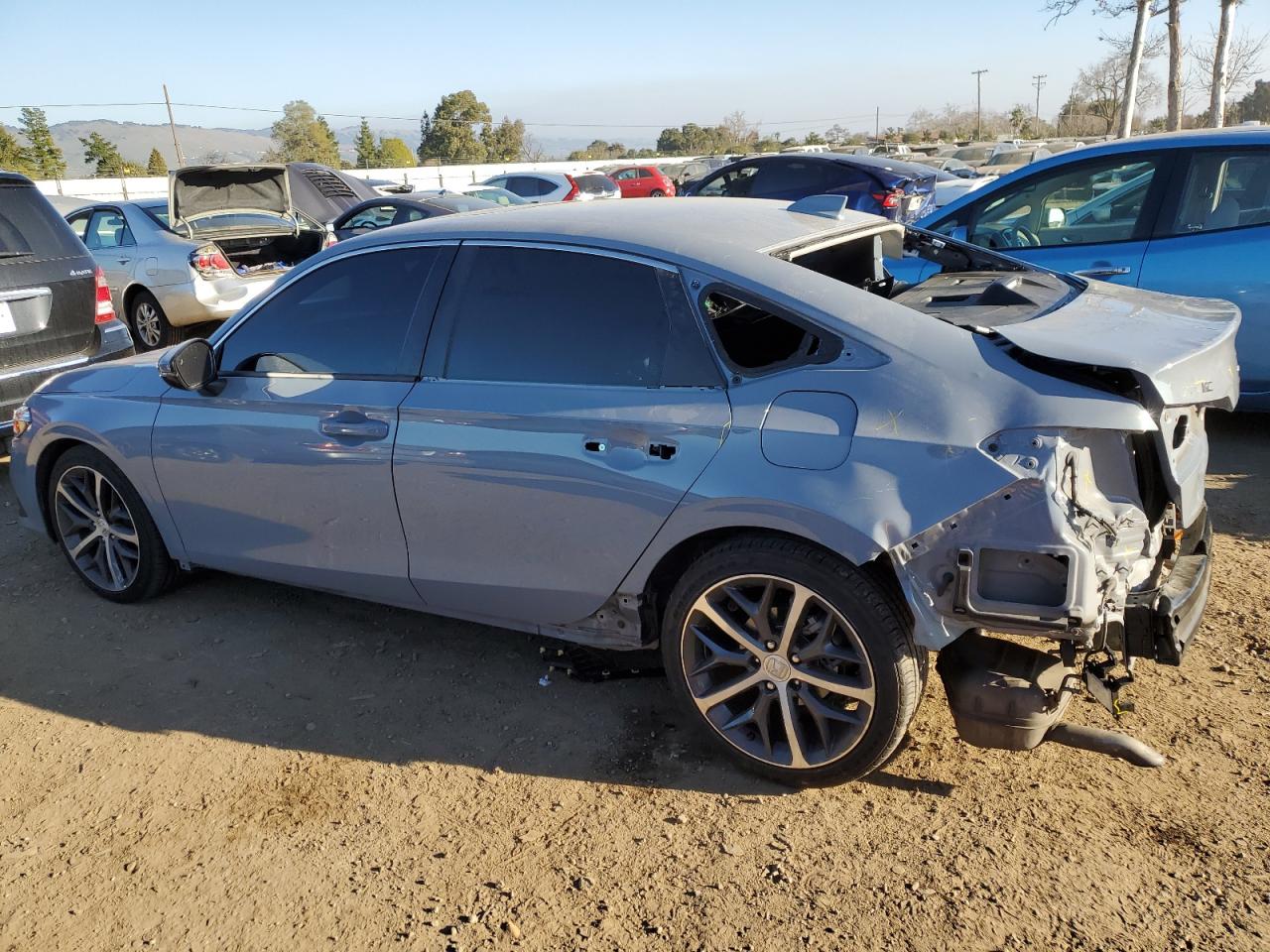 2024 Honda Civic VIN 2HGFE1F95RH314731 Copart auction photo, rear end damage thumbnail 2