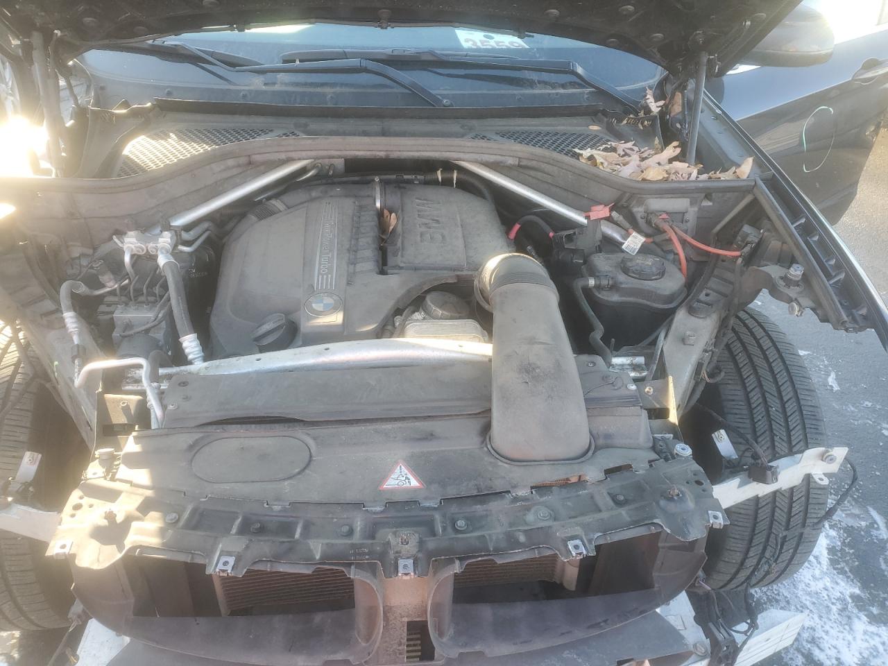 2015 BMW X5 VIN 5UXKR0C50F0K58533 Copart auction photo, front end / rear end damage thumbnail 13