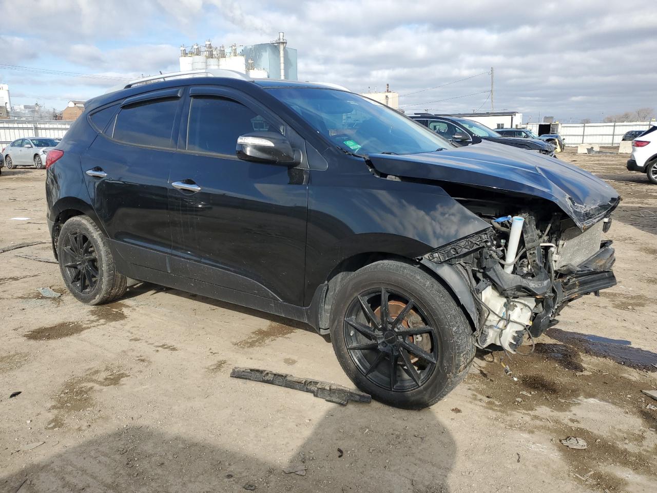 2012 Hyundai Tucson VIN KM8JU3AC8CU374366 Copart auction photo, front end damage thumbnail 4