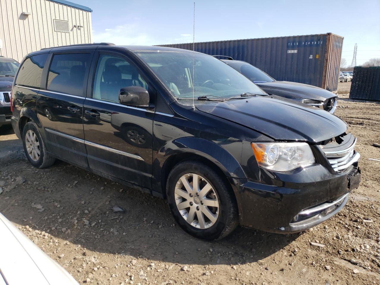 2014 Chrysler Town & Country VIN 2C4RC1BG7ER382989 Copart auction photo, front end damage thumbnail 4