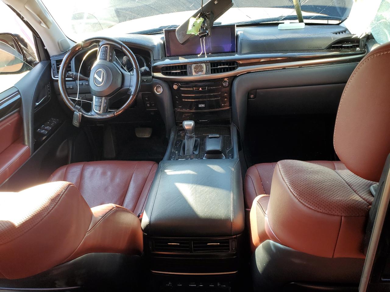 2016 Lexus LX VIN JTJHY7AX7G4217318 Copart auction photo, rollover / minor dent/scratches damage thumbnail 8