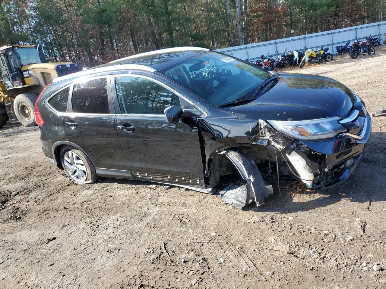 2016 Honda CR-V VIN 5J6RM4H70GL050808 Copart auction photo, front end / side damage thumbnail 4