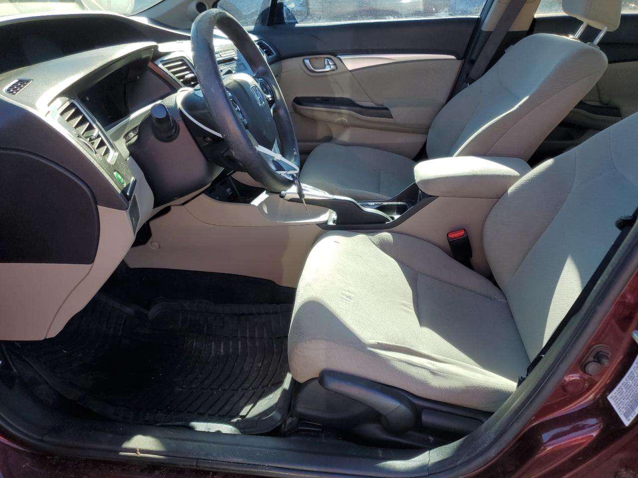 2013 Honda Civic VIN 19XFB2F80DE252051 Copart auction photo, rear end damage thumbnail 7