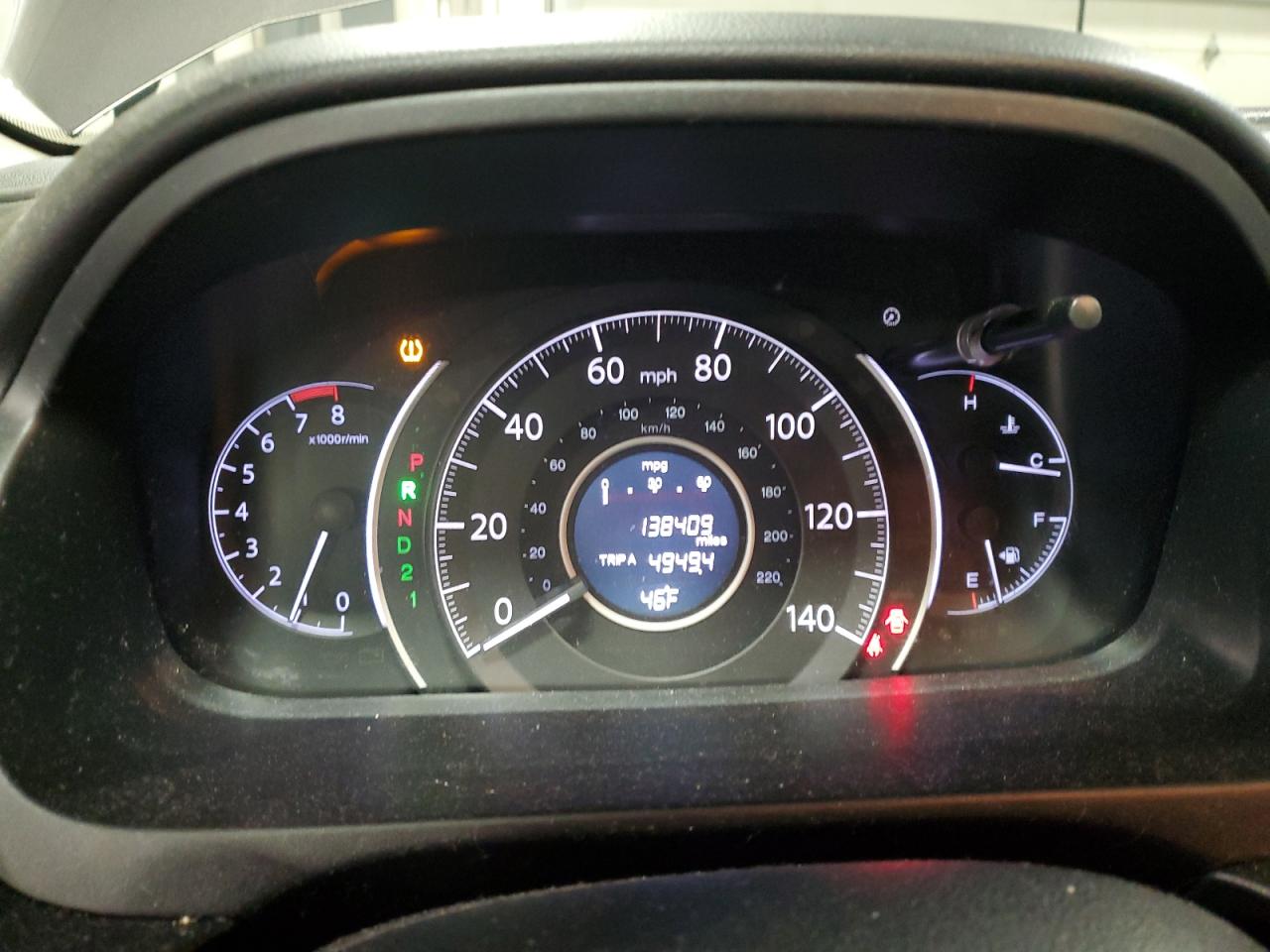 2013 Honda CR-V VIN 5J6RM4H57DL085128 Copart auction photo, front end damage thumbnail 9