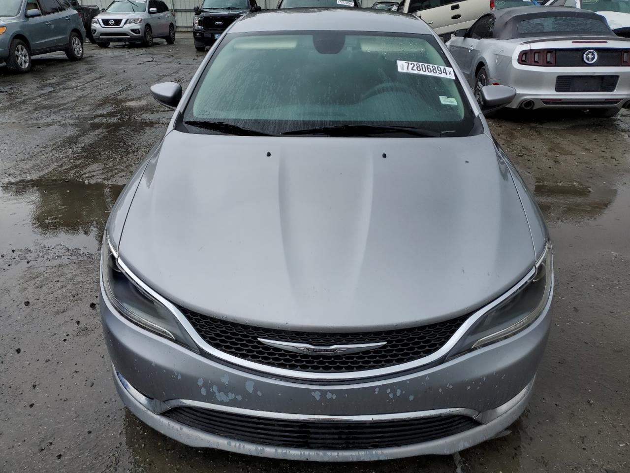 2015 Chrysler 200 VIN 1C3CCCAB6FN593501 Copart auction photo, front end damage thumbnail 5