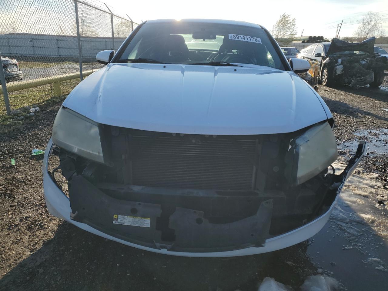 2013 Dodge Avenger VIN 1C3CDZCB5DN661376 Copart auction photo, front end / side damage thumbnail 5