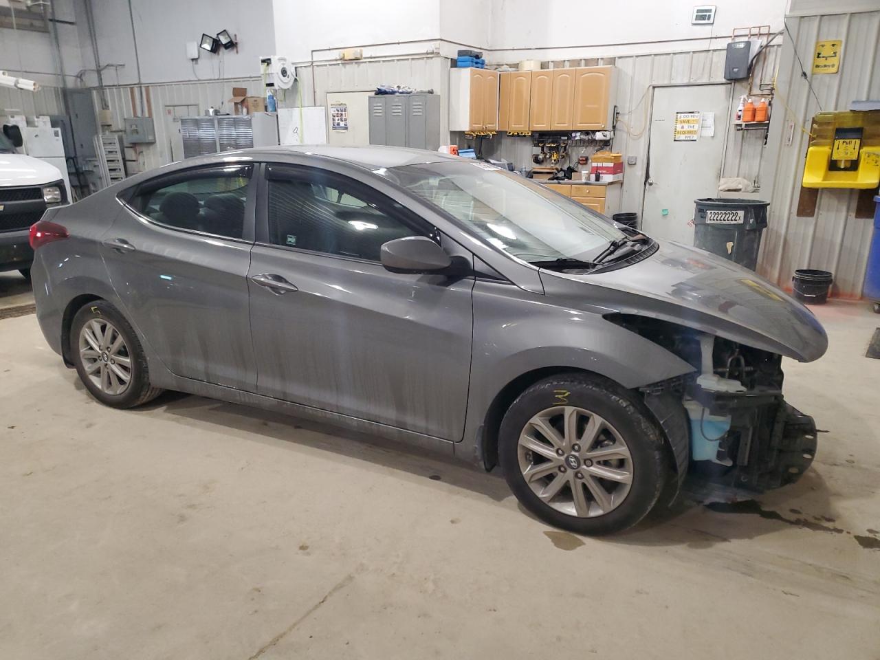 2014 Hyundai Elantra VIN 5NPDH4AE6EH519298 Copart auction photo, front end damage thumbnail 4