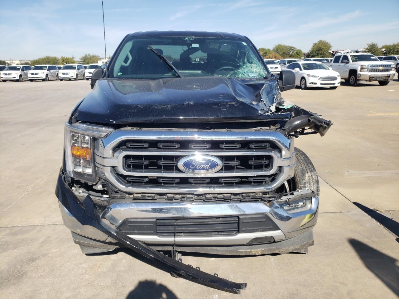 2021 Ford F-150 VIN 1FTEW1C52MFC87443 Copart auction photo, front end damage thumbnail 5
