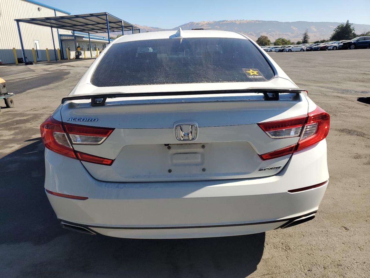 2019 Honda Accord VIN 1HGCV1F37KA066114 Copart auction photo, front end / side damage thumbnail 6