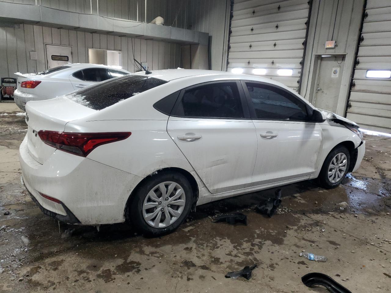 2018 Hyundai Accent VIN 3KPC24A34JE022308 Copart auction photo, front end damage thumbnail 3