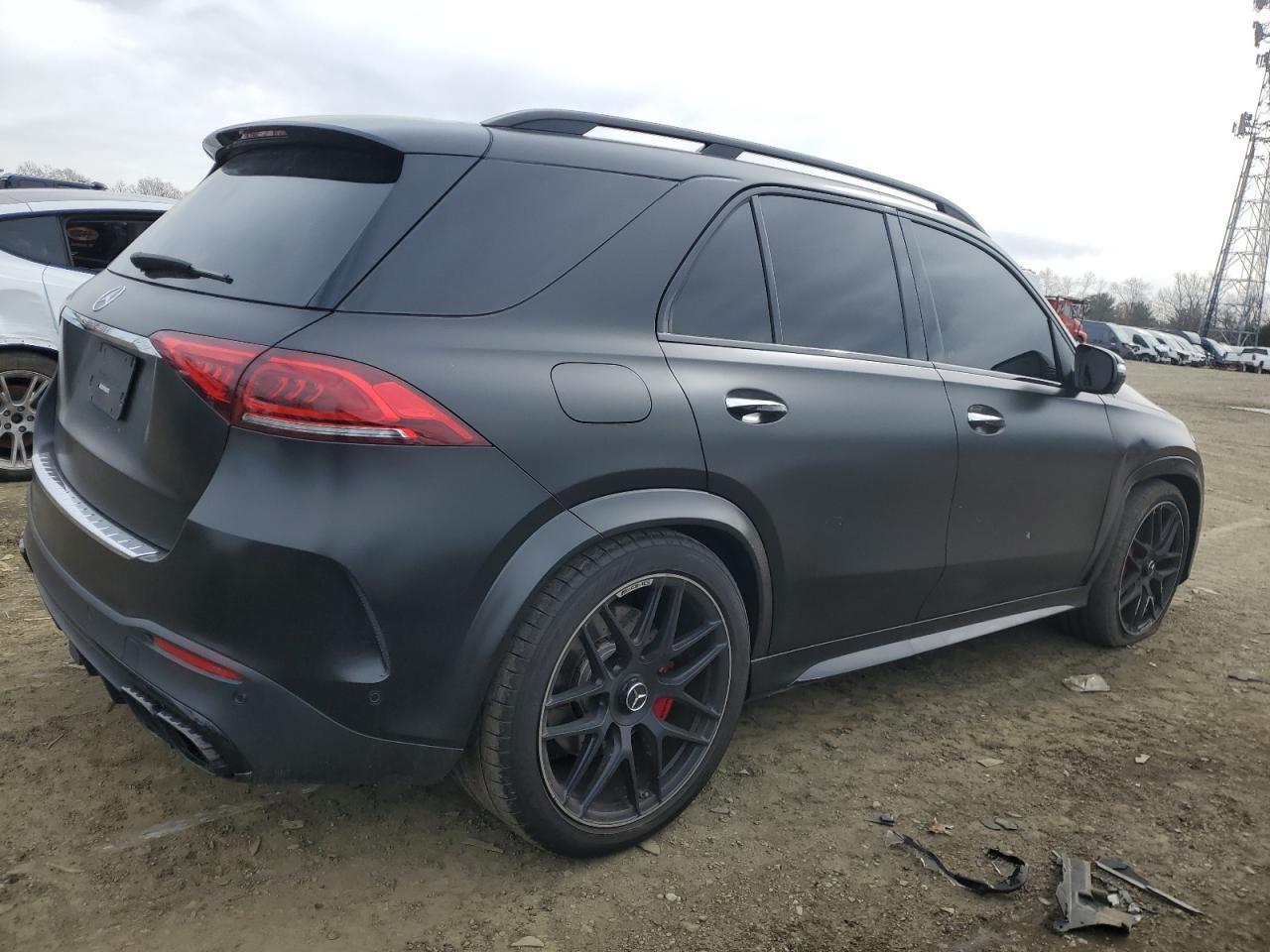 2021 Mercedes-Benz GLE VIN 4JGFB8KB9MA531081 Copart auction photo, side damage thumbnail 3